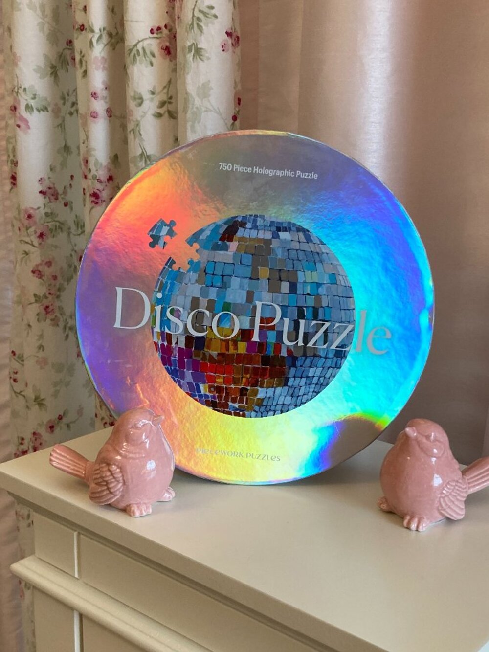 Piecework Disco ball round shaped puzzle, 750 pieces